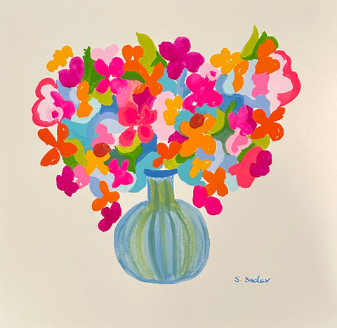 Flowers in a Fragrance Bottle